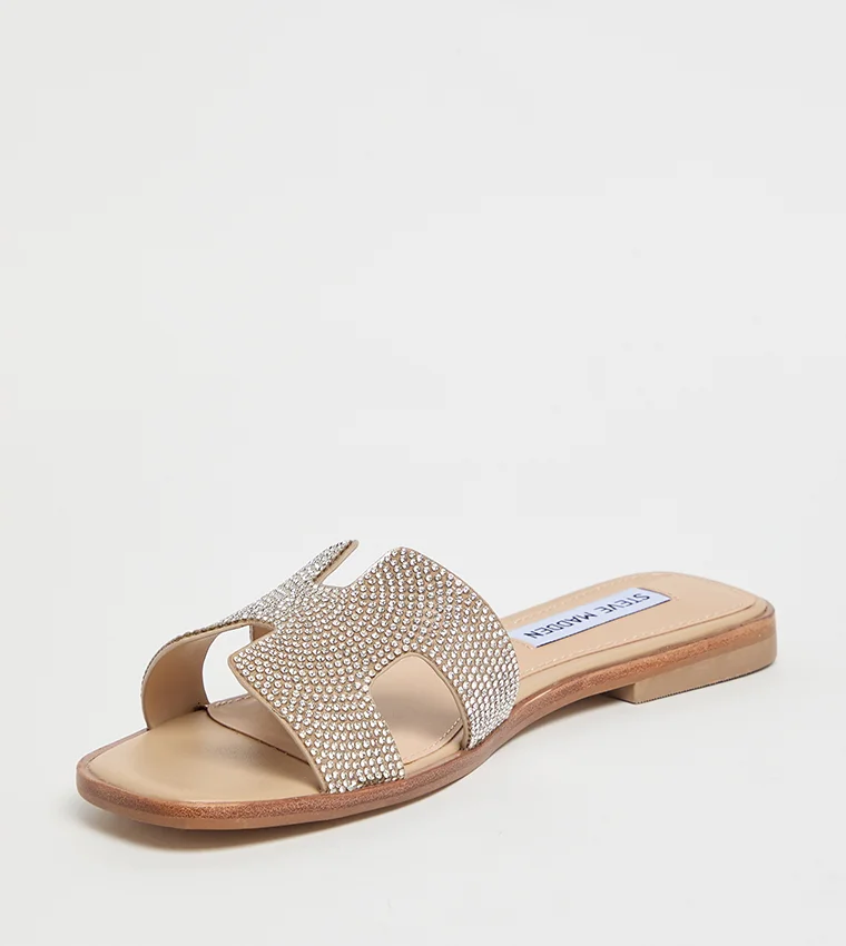 ستيف مادن Women's Transparent Hadyn Flat Sandals