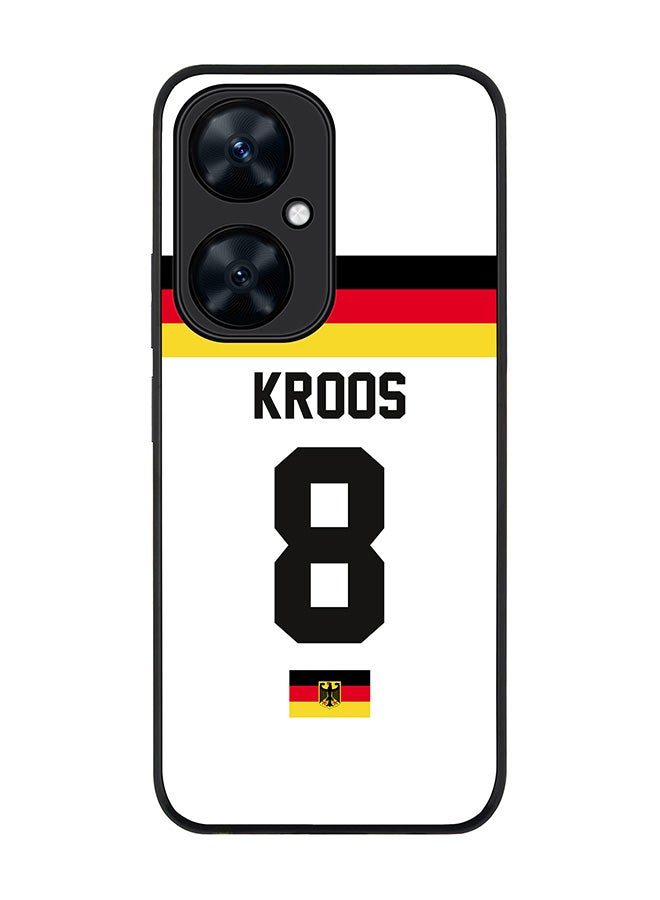 Stylizedd Rugged Black Edge case for Huawei nova 11i , Slim fit Soft Flexible Rubber Edges Anti Drop Cover - Football Team - Germany, Player Name - Kroos - Image 1