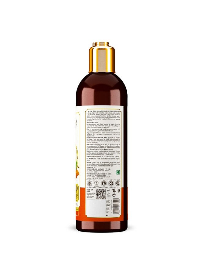 atulya Pure Cold Pressed Sweet Almond Oil Nourishing Oil For Skin Oil For Reducing Stretch Marks & Fine Lines Mineral Oil & Silicone Free Suitable For All Skin Types - Image 3