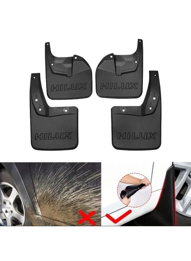 4Pcs Mudguards For Toyota Hilux Vigo Revo 2015 2023 Anti Scratch Protection - Image 4