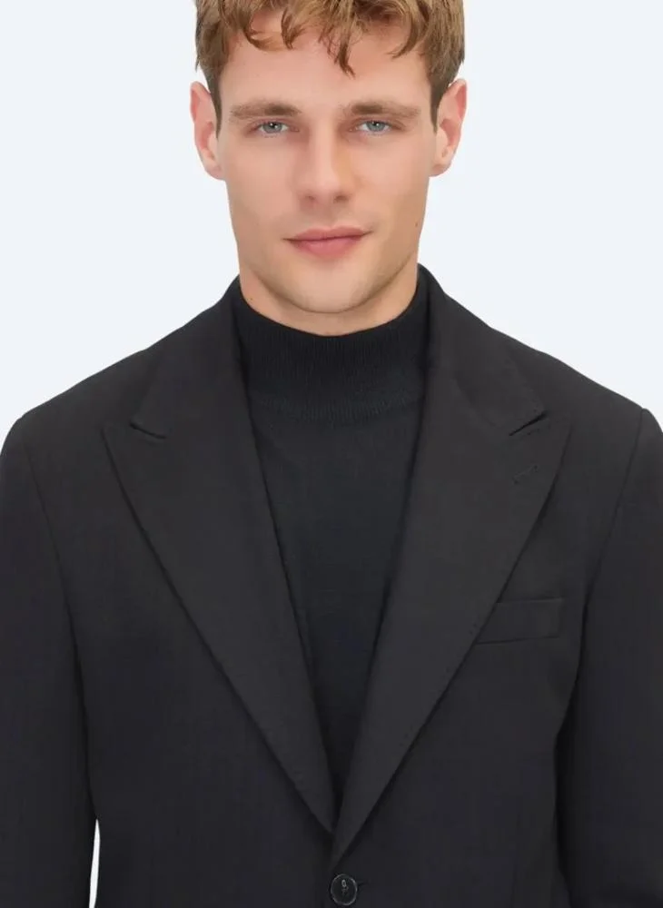 كيب بدلة سوداء عصرية