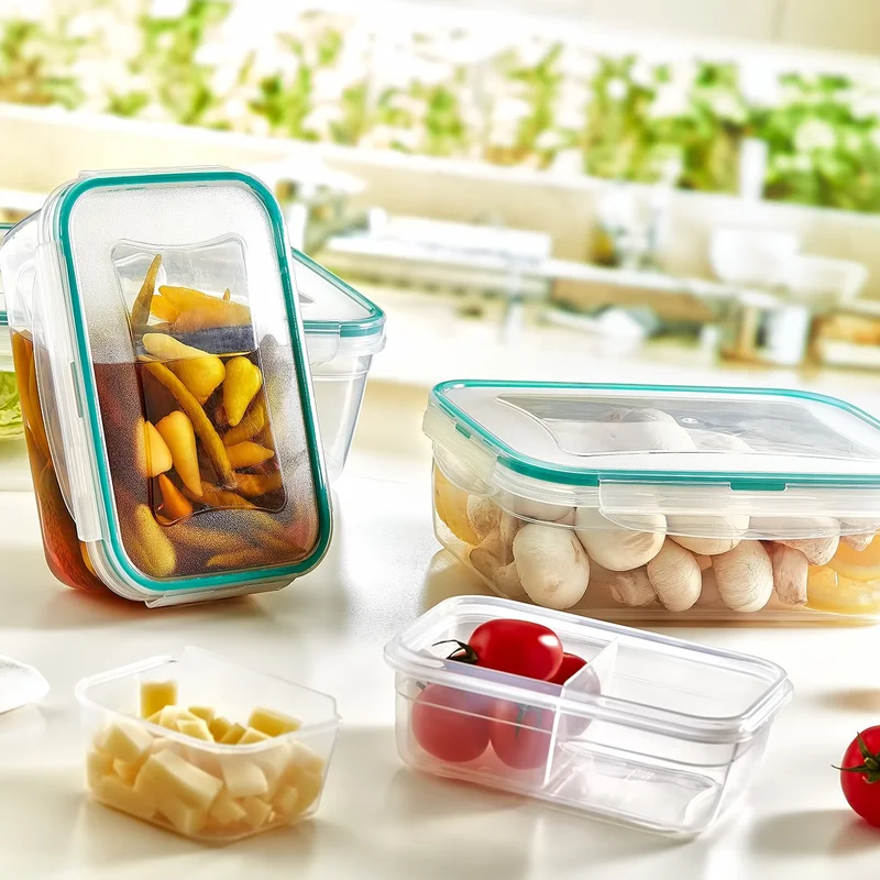 Safestore Set of 4 400-800-1400-2500 ml Airtight & Liquid-Tight Storage Container & Lunch Box