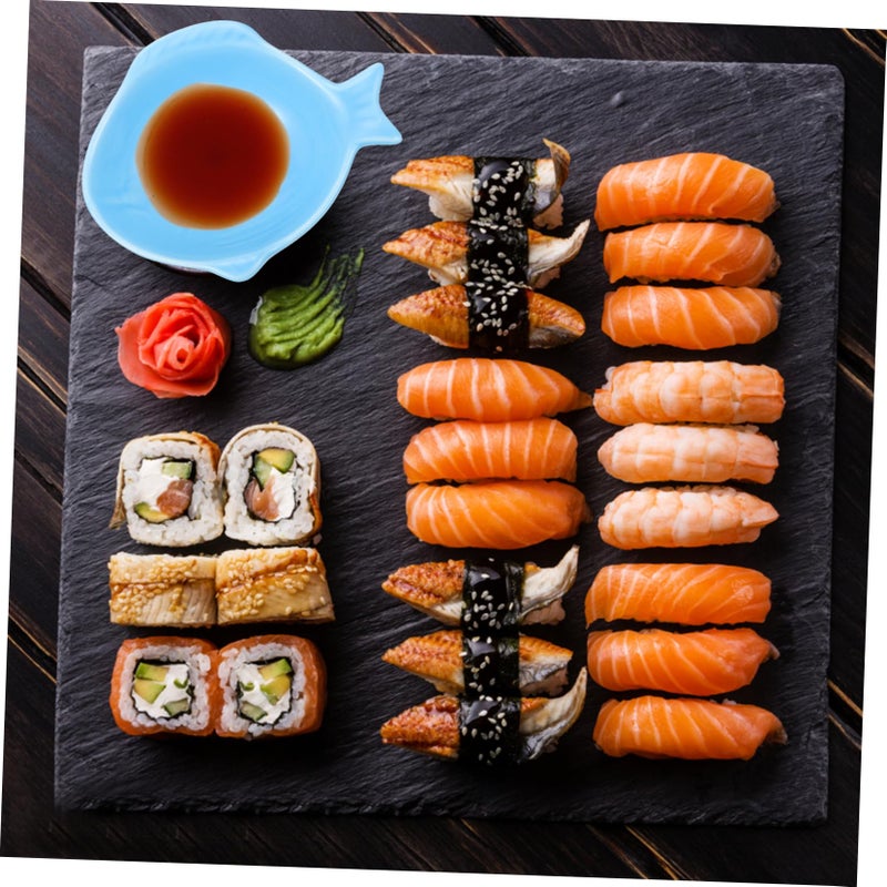 Ceramic Fish Shaped Dipping Sauce Dish For Mustard Vinegar Oil Chili Party Use - Image 4
