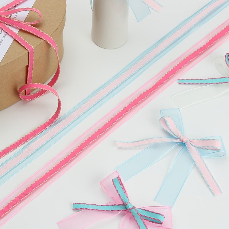 Apricot Colored Ribbon Roll Pack for Gift Wrapping Wedding Decor - Image 5