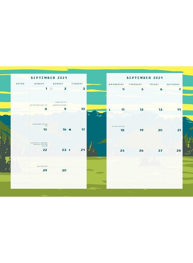Rock Point National Parks 2025 Weekly Planner: July 2024 - December 2025  - Image 3