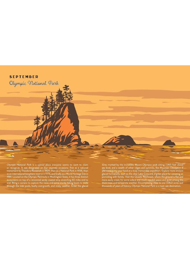 Rock Point National Parks 2025 Weekly Planner: July 2024 - December 2025  - Image 2