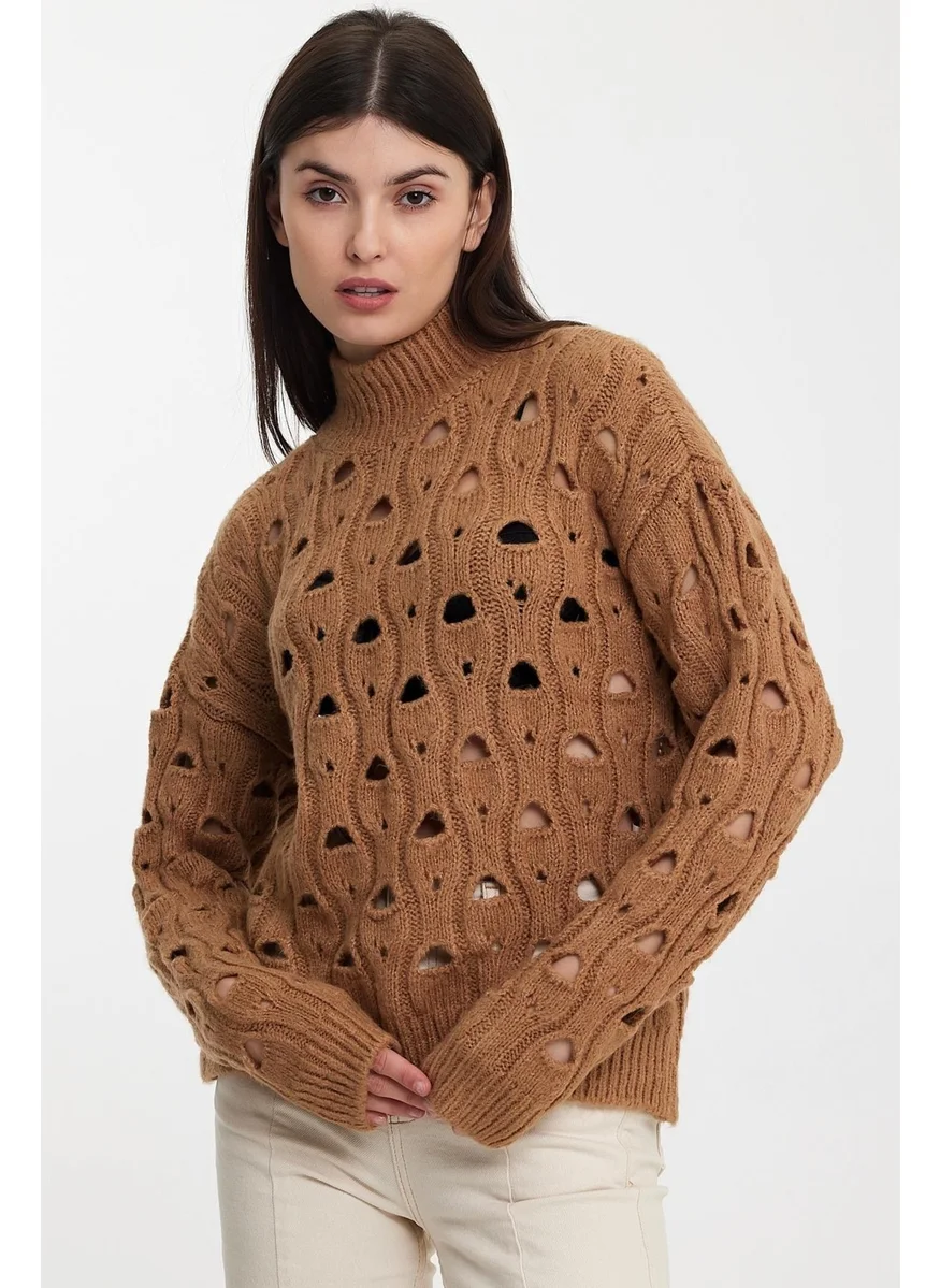 Alexandergardi Alexandergardı Hole Knitwear SWEATER (A92423-S)