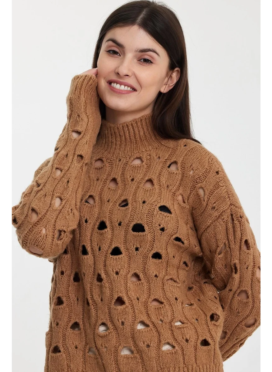 الكسندرجاردي Alexandergardı Hole Knitwear SWEATER (A92423-S)