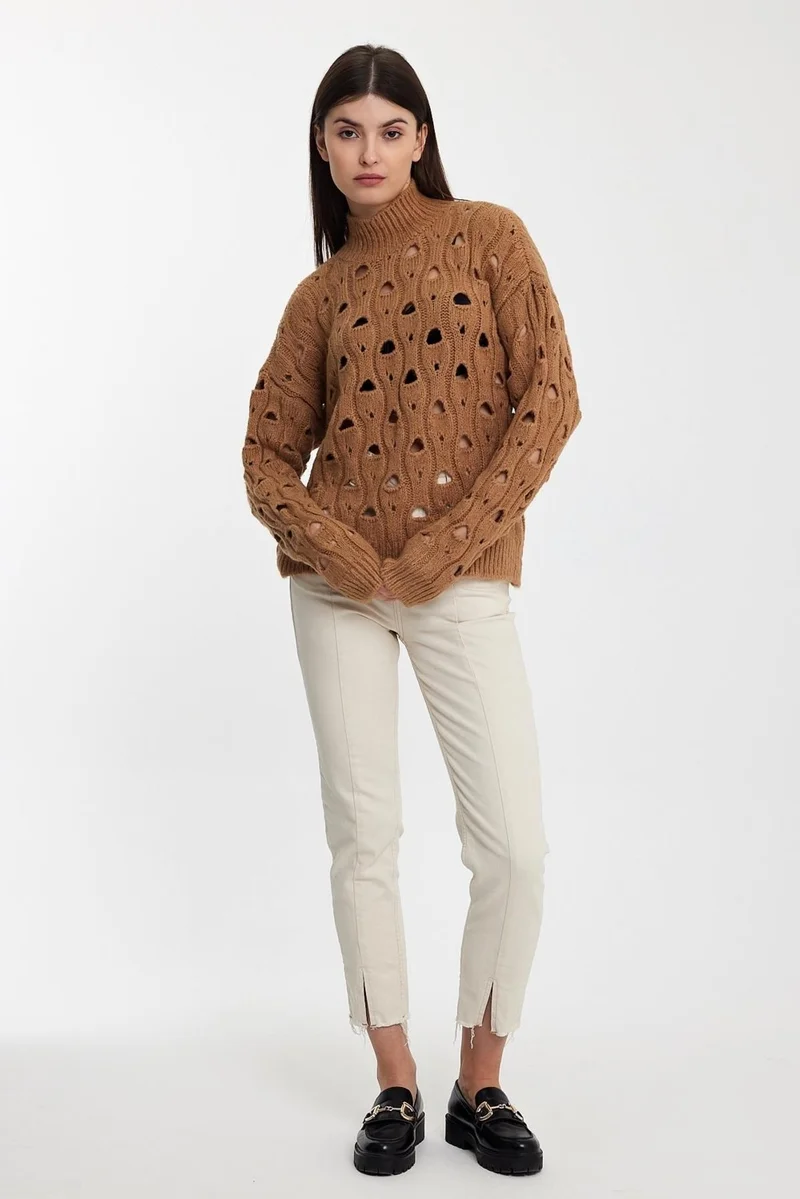Alexandergardi Alexandergardı Hole Knitwear SWEATER (A92423-S)