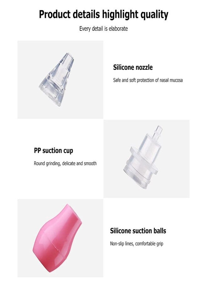 Alya The Cheeky Kidzz Baby Nasal Nose Aspirator Vacuum Nose Suction with Baby Feeding Medicine Spoon Teether BPA Free (Design 46) - Image 4