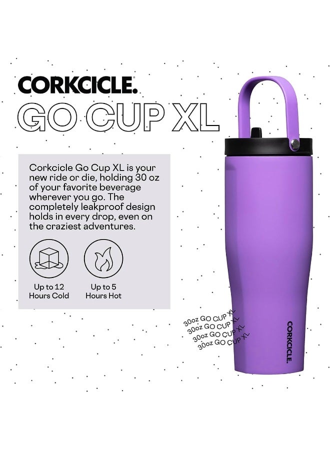 CORKCICLE كوب كوركسيكل جو XL معزول مع غطاء وقشة - Image 2