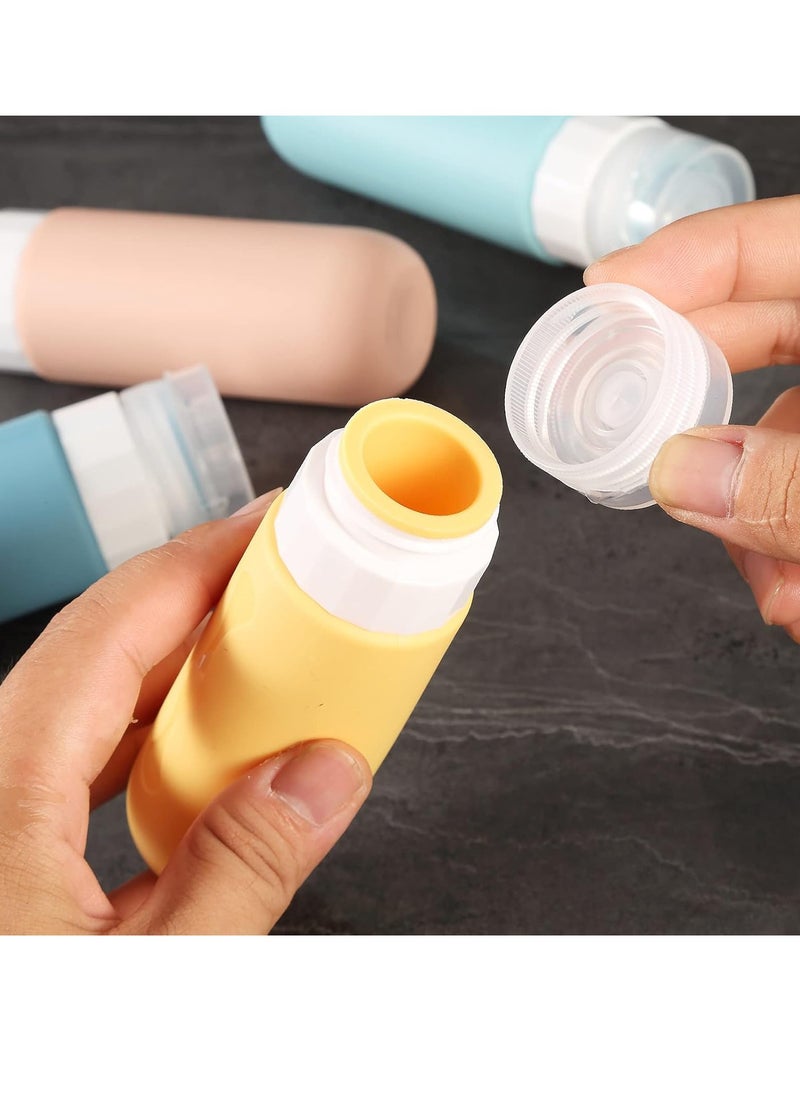 Gemice - Gemice Travel Bottles for Toiletries, Tsa Approved, Travel Size Containers, BPA Free Leak Proof Tubs Refillable Liquid Accessories for Cometic Shampoo and Lotion Soap - Image 1