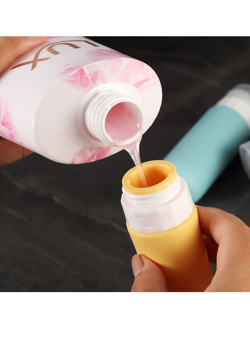 Gemice - Gemice Travel Bottles for Toiletries, Tsa Approved, Travel Size Containers, BPA Free Leak Proof Tubs Refillable Liquid Accessories for Cometic Shampoo and Lotion Soap - Image 1