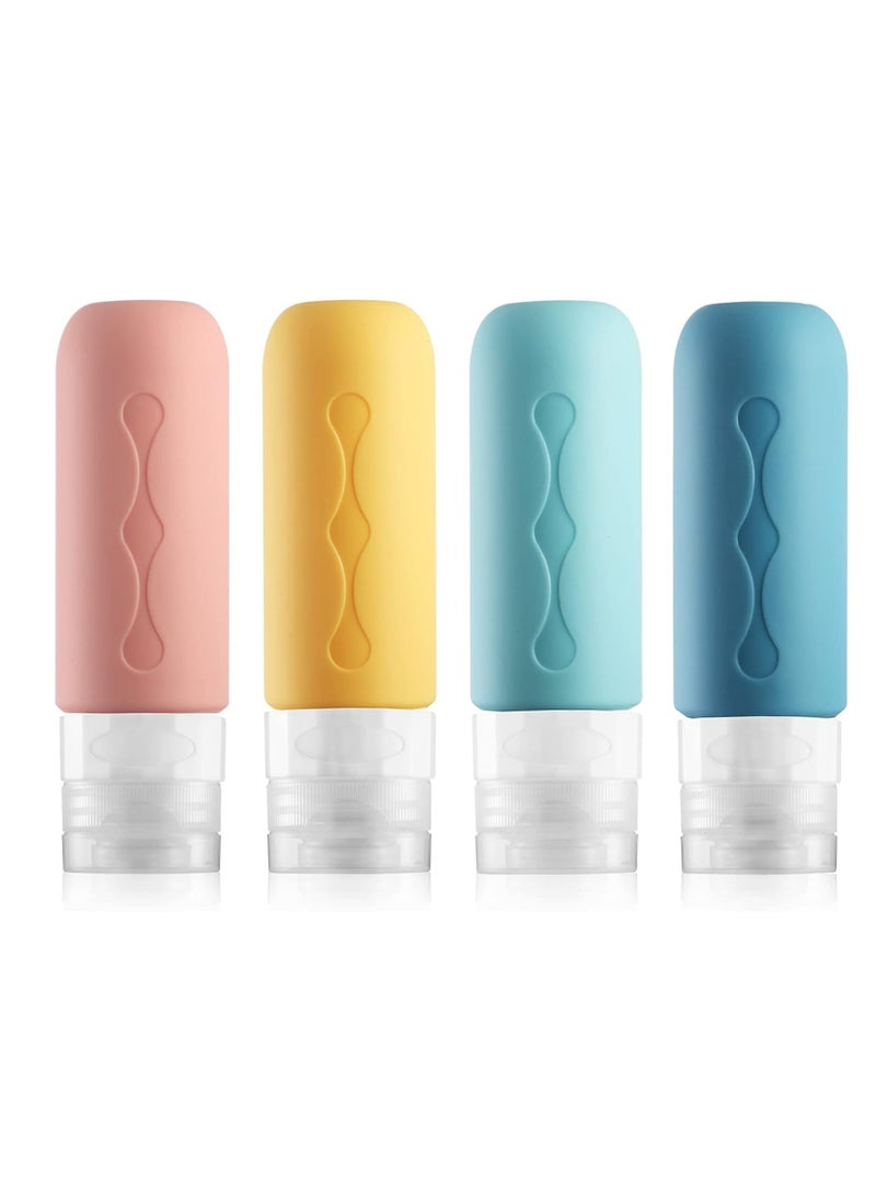 Gemice - Gemice Travel Bottles for Toiletries, Tsa Approved, Travel Size Containers, BPA Free Leak Proof Tubs Refillable Liquid Accessories for Cometic Shampoo and Lotion Soap - Image 1