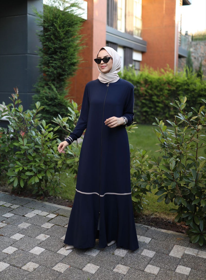 OLUDENIZ Luxurious Turkish-Made Abaya Dress for Girls - A Perfect Blend of Elegance and Modern Sophistication  - Image 5