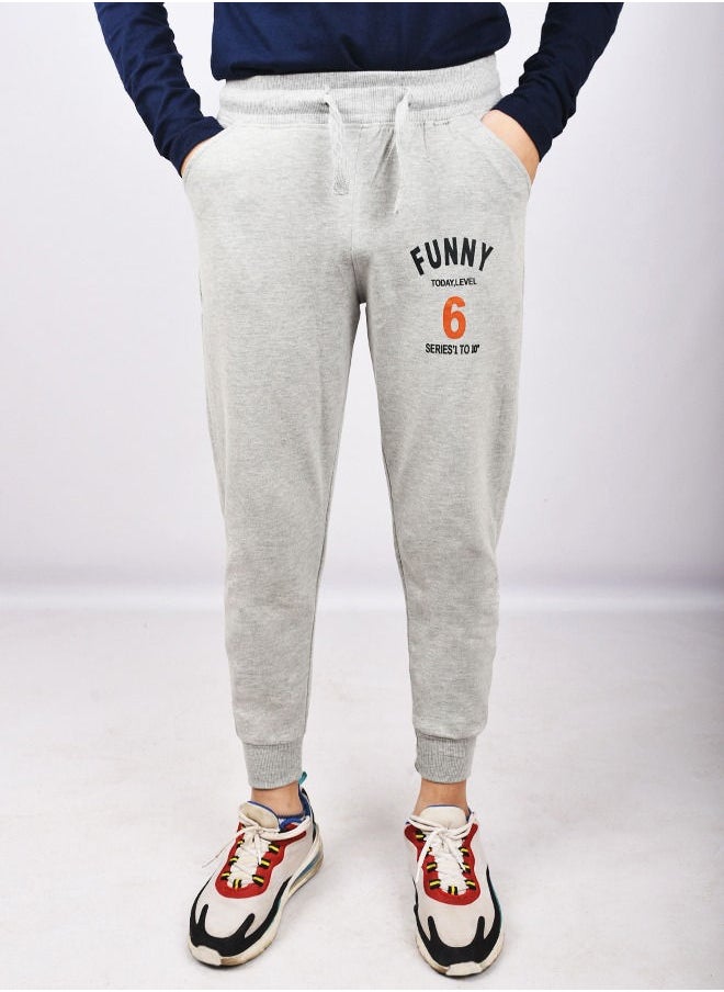 Banotex - Boys' multi-size pants made of gray Egyptian cotton - Image 1