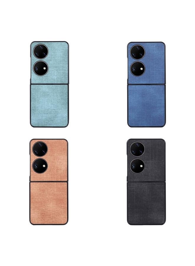 Zaboon Case For Huawei P50 Pocket Brugg Texture PU+TPU+PC Shockproof Phone Case - Image 4