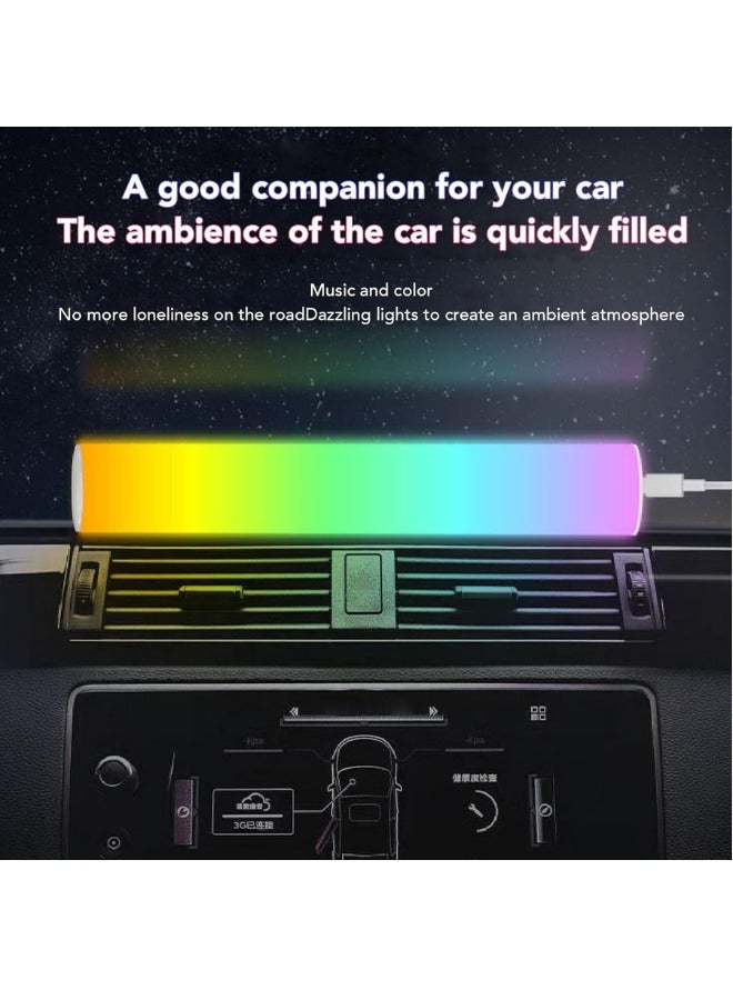 مصباح LED تفاعلي مع الصوت، إضاءة RGB قابلة لإعادة الشحن، 5 أوضاع ضوء ديناميكية و8 ألوان،ديكور رمضان والعيد ، مثالي للألعاب، السيارة، والمنزل - view 3