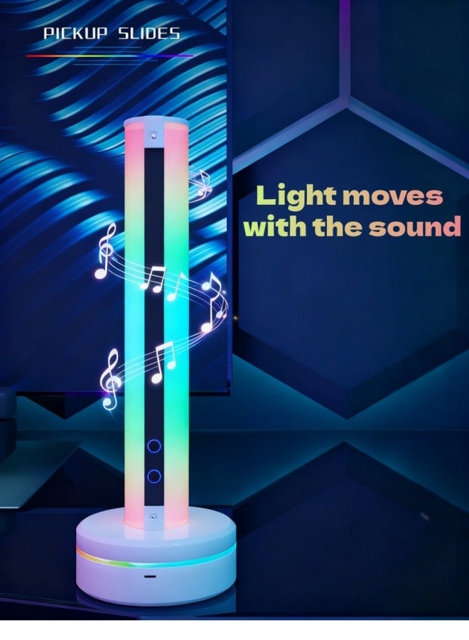 مصباح LED تفاعلي مع الصوت، إضاءة RGB قابلة لإعادة الشحن، 5 أوضاع ضوء ديناميكية و8 ألوان،ديكور رمضان والعيد ، مثالي للألعاب، السيارة، والمنزل - view 4