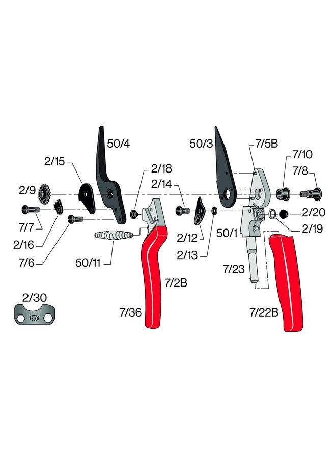 Felco Hoof Trimming Shears (F 50) - High Performance Swiss-Made Steel One-Hand Livestock & Garden Pruners - Image 3