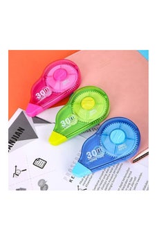 Deli Correction Tape Excellent Covering Power - Assorted Color Deli Eh21301 (PACK OF 3)  - Image 1