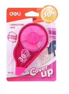 Deli Correction Tape Excellent Covering Power - Assorted Color Deli Eh21301 (PACK OF 3)  - Image 2