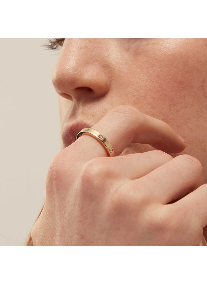 ORELIA LONDON - SW Stone Set Ring CRY - Image 1