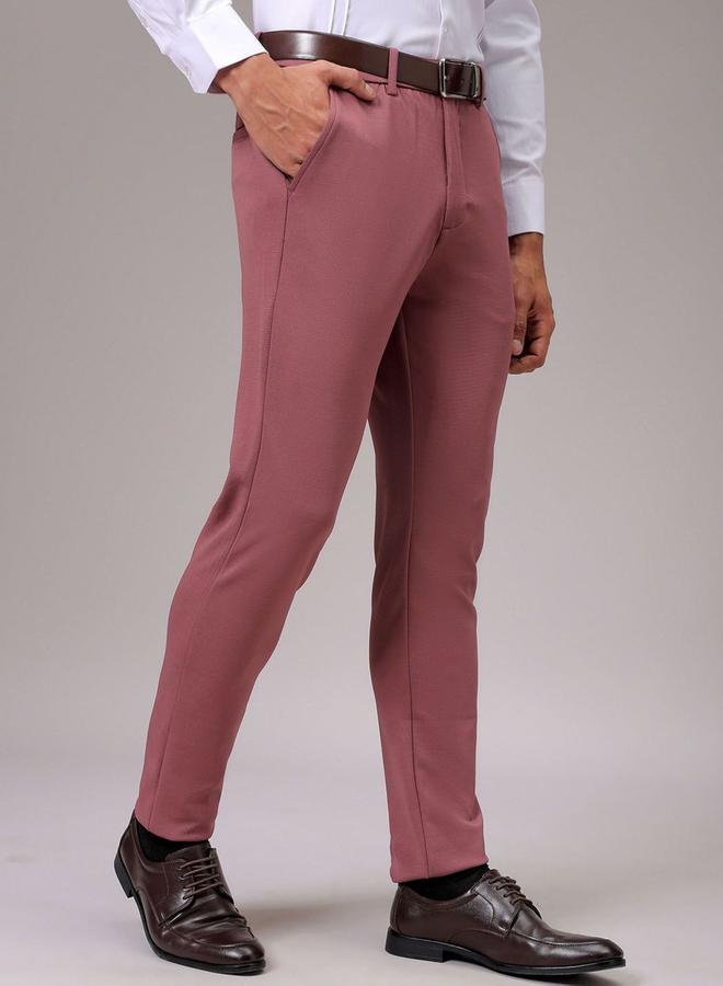 شركة المرآب الهندية سراويل رجالية ضيقة باللون الأحمر من ذا إنديان جراج كو - Image 2