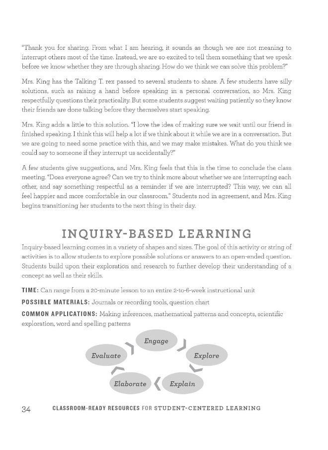null - Classroom-ready Resources For Student-centered Learning: Basic Teaching Strategies for Fostering Student Ownership, Agency, and Engagement in K-6 Classrooms - Image 1