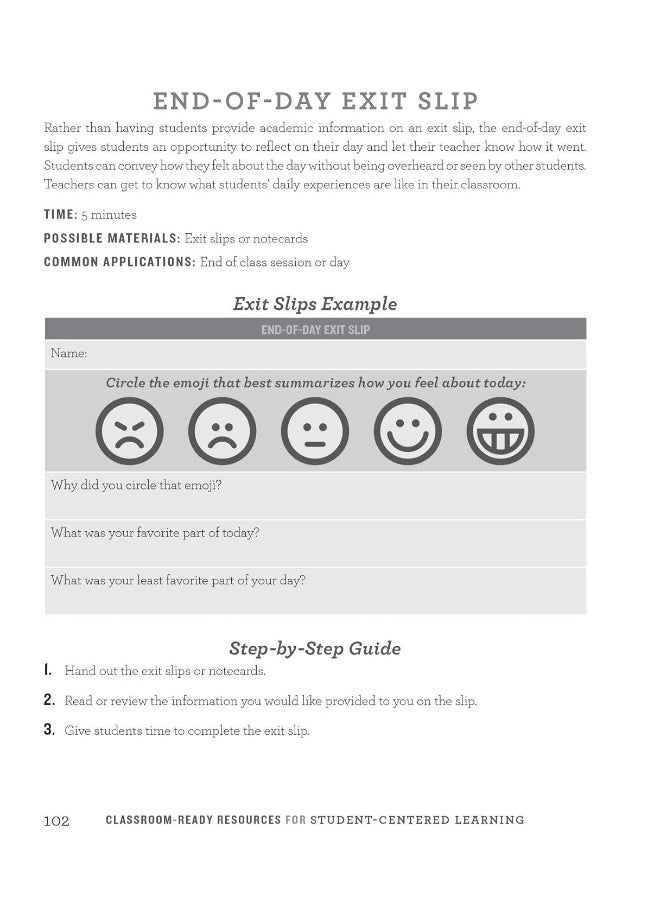 null - Classroom-ready Resources For Student-centered Learning: Basic Teaching Strategies for Fostering Student Ownership, Agency, and Engagement in K-6 Classrooms - Image 1