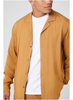 FOREVER 21 Twill Long-Sleeve Shirt  - Image 5
