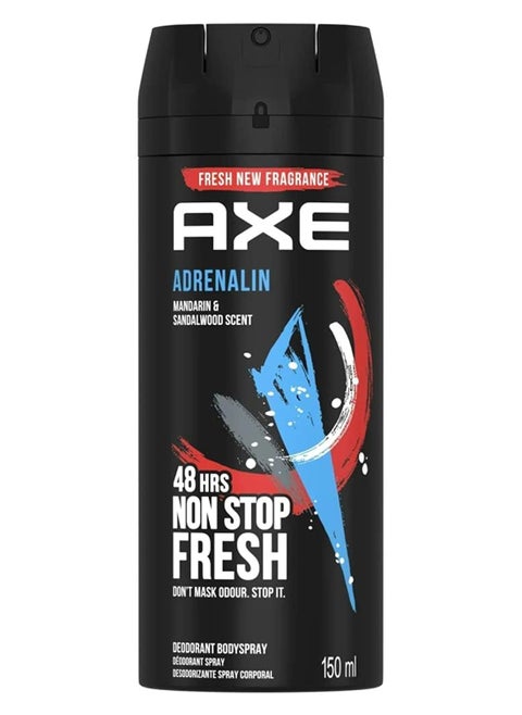 Fresh 48H Adrenaline Spray For Men, Refreshing 150ml