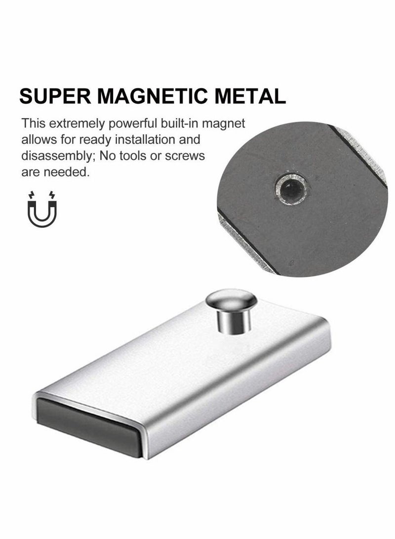 Y&D Magnetic Seam Guide for Sewing Machine, 2 Pcs Straight Metal Gauge Ruler Machine Attachments - Image 2