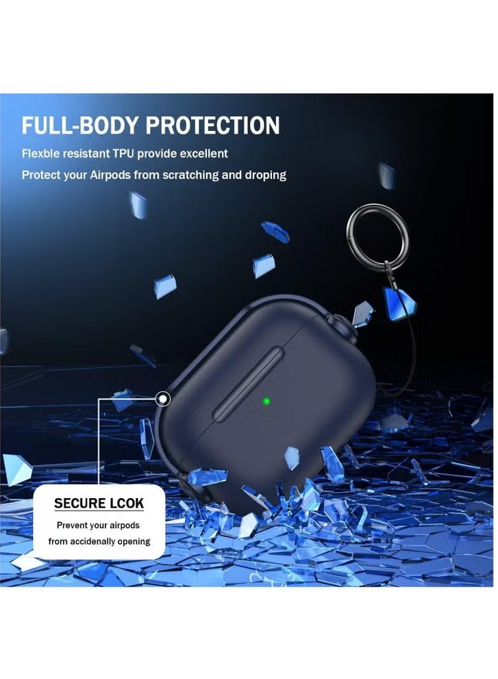 AIR Case for Airpod Pro 2 Case Cover with Lock, for Airpods Pro 2nd Generation Case, Shockproof Cover for AirPods Pro 2 Case Music Kid (Blue) ﻿ - Image 3