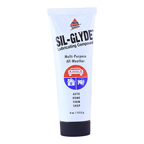 AGS Automotive Solutions SIL-Glyde 4oz Tube: Exceptional Multipurpose Lubricant - Ideal for All Surfaces, Ultimate Weatherproofing & Lubricating Compound - Ensures Smooth Operation - Image 1