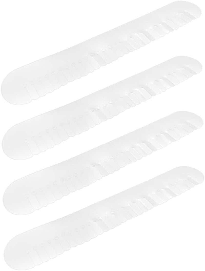 FOMIYES 4pcs Heat Shield Hair Extension Protectors Reliable Bonding Glue Templates Durable Spacers for Salon Use Hair Bonding Glue Protector for - Image 1
