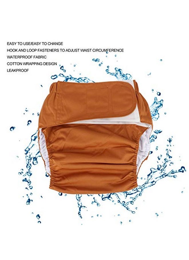 ZJchao - ZJchao Adult Cloth Diaper, Waterproof Adult Diaper Cover Washable Reusable Elderly Cloth Diapers Adult Pocket Nappy Cover Incontinence Nappies Underwear for Incontinence Men or Women - Image 1