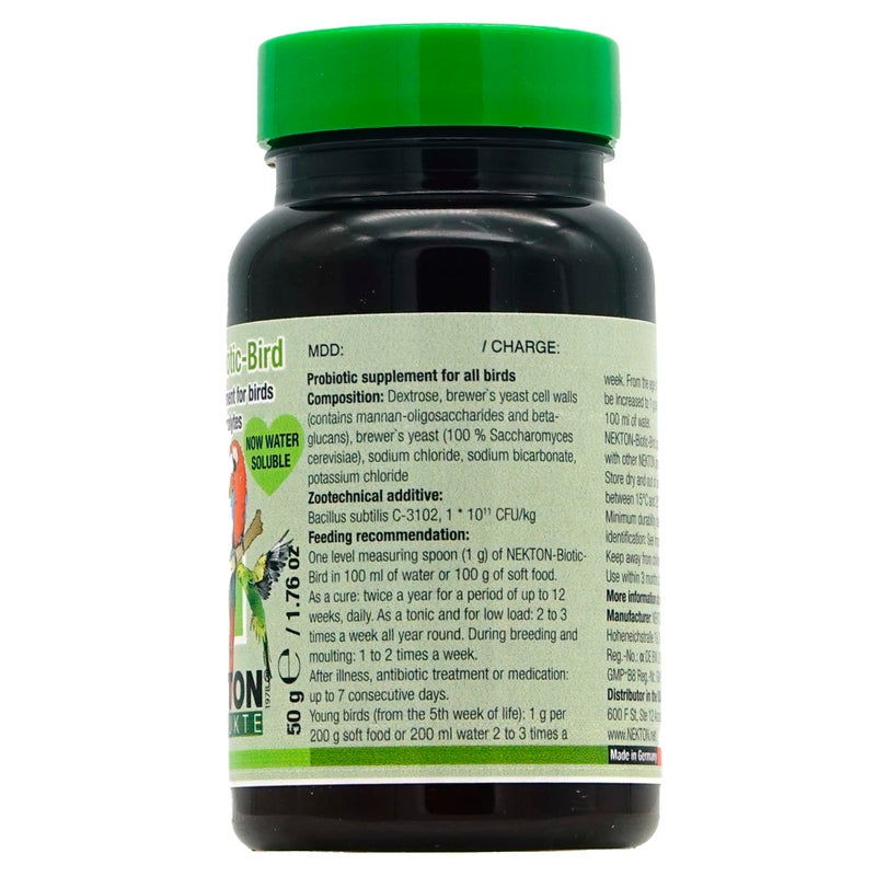 Nekton-Biotic-Bird Probiotic for Birds 50g, (1.76oz) - Image 2
