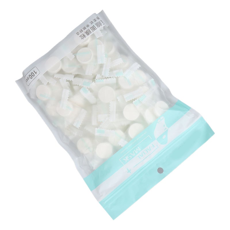 100pcs Disposable Compressed Facial Mask Sheet Home DIY Non Woven Facial Mask Paper for Skin Care - Image 3