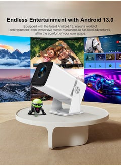 ثونديل جهاز عرض 4K عالي الوضوح بالكامل، جهاز عرض مسرح منزلي محمول بشعاع 4K، TD80W 11000Lux 11000Lux 13 WiFi6 ثلاثي الأبعاد، جهاز عرض فيديو محمول HY320  - Image 5