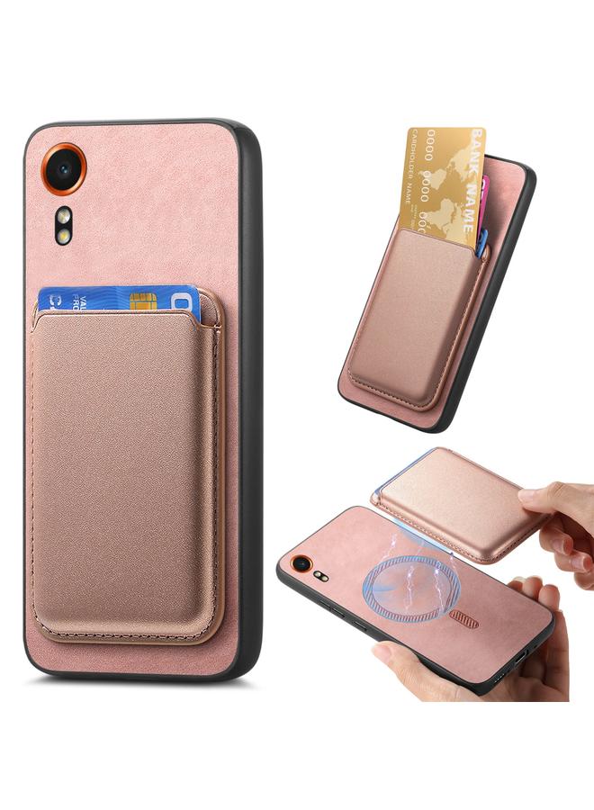 اس-توب جراب لهاتف Samsung Galaxy Xcover 7 Retro Magsafe Card Bag غطاء خلفي من البولي يوريثان - Image 1