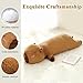 SHINUOER Capybara Plush Cute Capybara Stuffed AnimalLong Capybara Body Pillow Funny Plushies Soft Pillow Toy Gifts for Girls Boys 196 Inch - Image 4