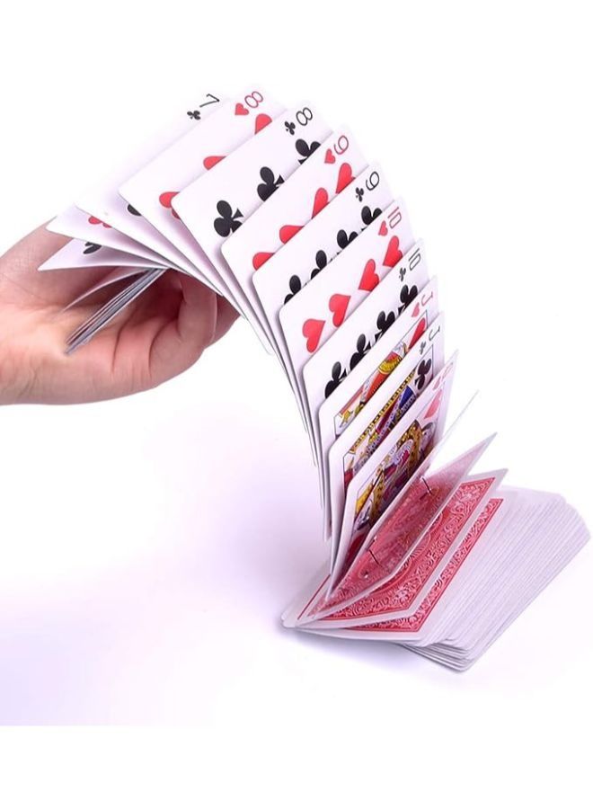 Acrobatics Waterfall Card Magic Tricks Special Deck Close Up Street Gimmick Illusion Prop Funny - Image 1