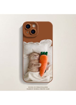 حافظة هاتف Carrot Cat لهاتف Iphone15 وIphone 14promax Cute 13 12 Frosted 11 ناعمة اللون: Carrot Cat [ظل بني كراميل] - النماذج القابلة للتطبيق: لهاتف Iphone 14 Plus - pzsku/Z4D2145C58A57D0FCD7CAZ/45/1746217254/5eaf7590-da19-4b0a-9e05-ed2460222df3