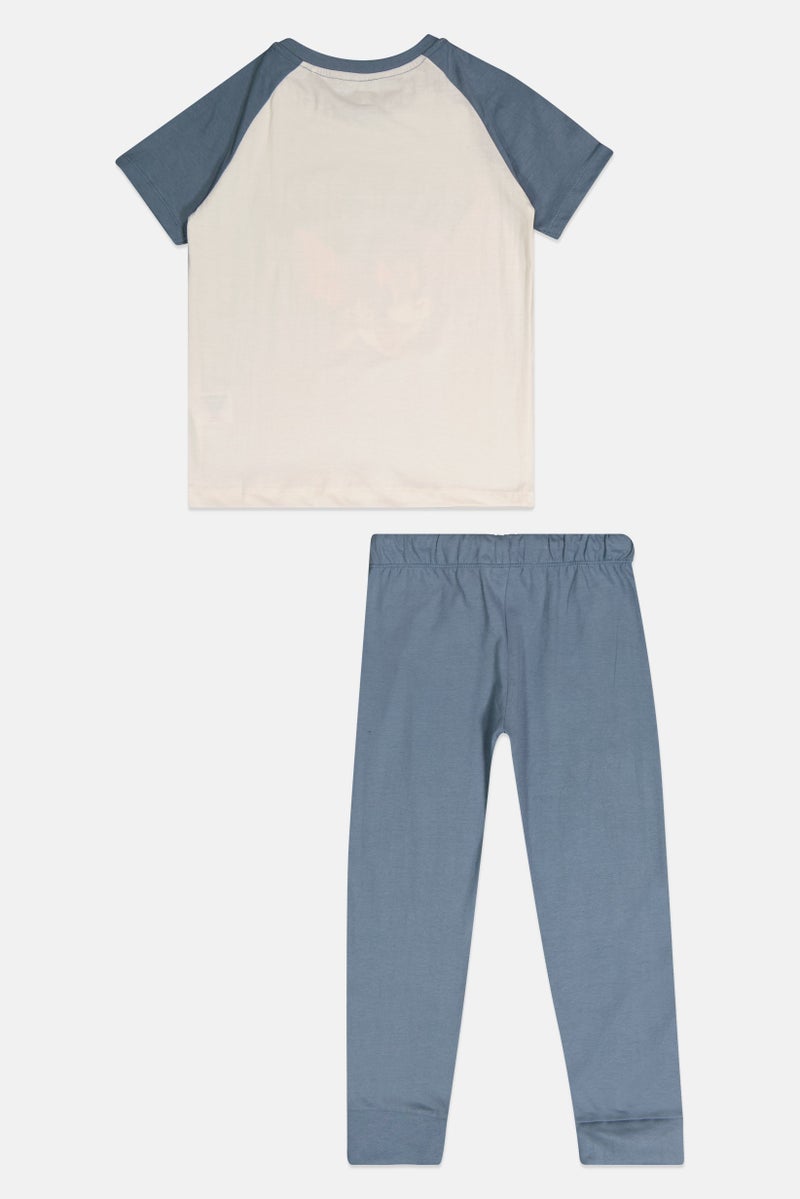 Tom And Jerry Toddlers Boy 2 Pieces Tom And Jerry Print Pajamas Set, Multicolor - Image 2