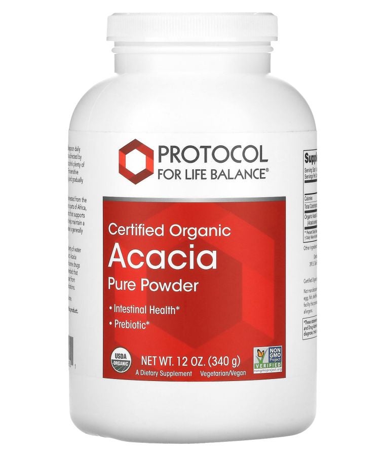 Protocol For Life Balance Certified Organic Acacia Pure Powder 12 oz (340 g)