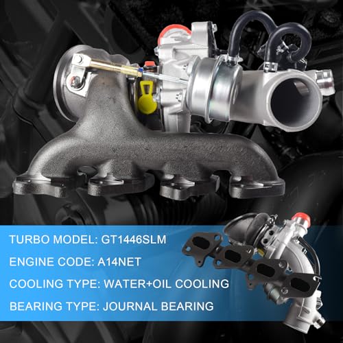 DOFOCH 667-203 Turbo Turbocharger with Gasket Kit for Chevy Chevrolet Cruze 2011-2015 1.4L, Buick Encore 2013-2021 1.4L, Sonic 2012-2020 1.4L, Trax 2013-2021 1.4L Turbo Replaces# 55565353 GT1446V - Image 2