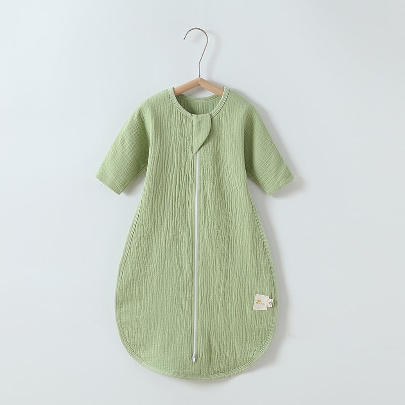 Cotton Gauze Baby Sleeping Bag – Universal Kick-Proof Quilt for Newborns - Image 2