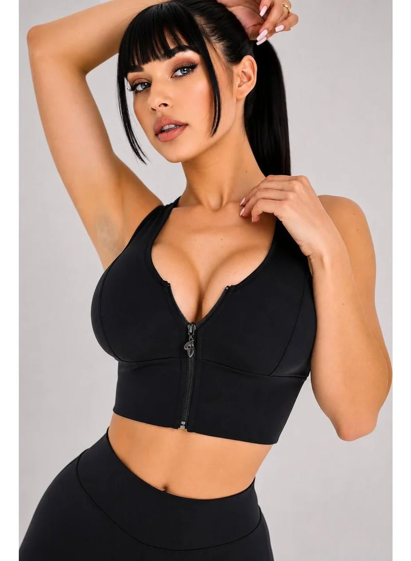 Go Zip Sports Bra for Women