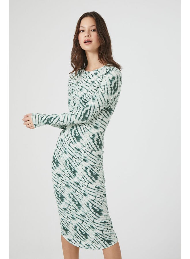 FOREVER 21 Tie-Dye Midi Dress - Image 2